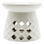 HOME ELEMENTS Aromalampa 10 cm, barva bílá