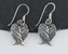 Stříbrné visací náušnice Křídla