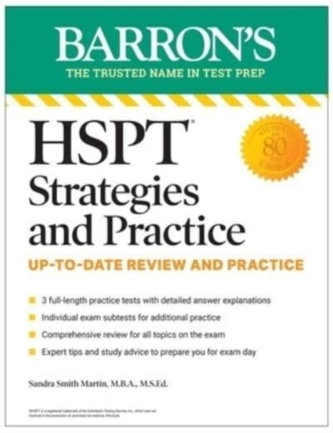 HSPT Strategies and Practice, Second Edition: 3 Practice Tests + Comprehensive Review + Practice + Strategies