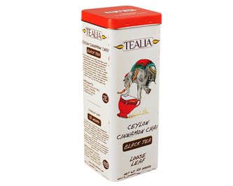 Černý aromatizovaný čaj Tealia Ceylon Cinnamon Chai - 100 g