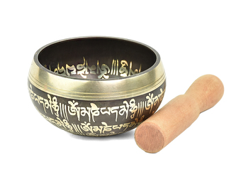 Tibetská mísa s paličkou č. 155 - zdobená  310 g