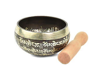 Tibetská mísa s paličkou č. 148 - zdobená  325 g