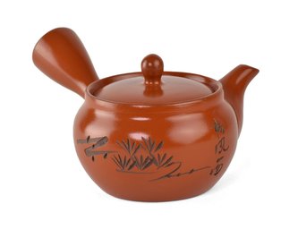 Japonská keramická konvice Kyusu Jehličí znaky 300 ml