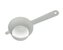 Plastové sítko na čaj s ručkou bílé 8 cm