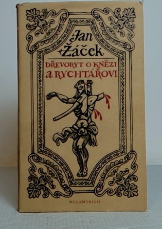 Dřevoryt o knězi a rychtářovi