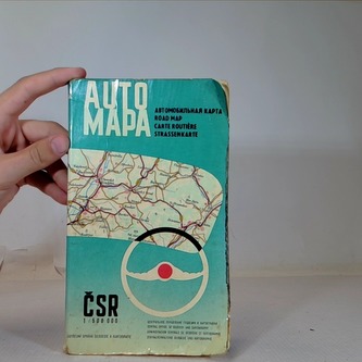 Auto mapa čsr - 1 : 500 000