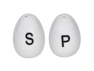 slánka+pepřenka S+P, MINISET, bílý porcelán