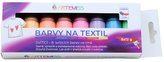 ARTEMISS Sada barev na textil 8x12g svítící ve tmě