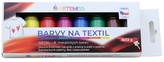 ARTEMISS Sada metalických barev na textil 8x12g