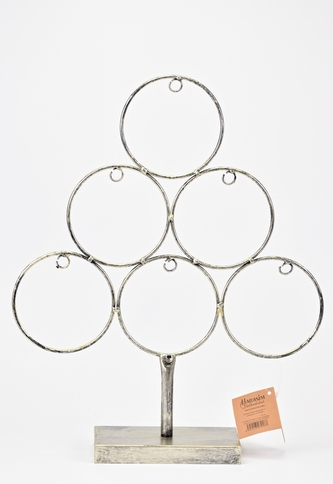 Kovový stromeček 42 cm champagne