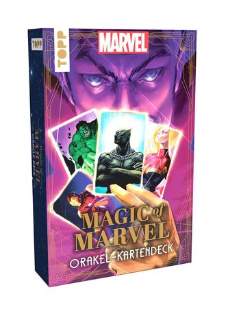 Magic of MARVEL Orakel-Kartendeck. Ein Blick in die Zukunft mit den Original MARVEL-Superhelden wie Spider-Man, Deadpool oder Wo
