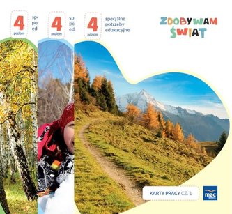 Zdobywam świat. Karty pracy cz.1-3 Poziom 4 Zdobywam świat. Karty pracy cz.1-3 Poziom 4