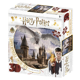 Puzzle 3D 300 dielikov Harry Potter - Bradavice a Hedwig