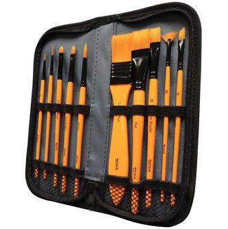 Mont Marte sada štětců č.0030, 10ks, pouzdro