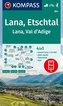 KOMPASS Wanderkarte 054 Lana, Etschtal Lana, Val d´Adige 1:25.000