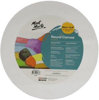 Mont Marte kulaté plátno na rámu, 30cm č.0030, 1ks