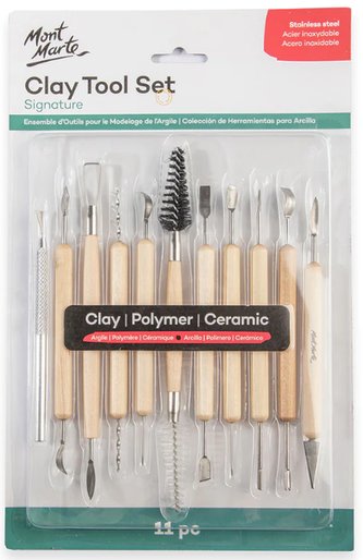 Mont Marte sada nástrojů na keramiku,č.0002, 11ks, blistr