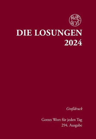 Losungen Deutschland 2024 - Grossdruck Hardcover