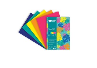 Blok A4/20K Deco Tropic 5 kolorów HAPPY COLOR