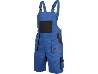 Kraťasy s náprsenkou CXS LUXY DENIS, pánské, modro-černé, vel.50