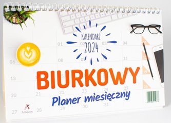 Kalendarz 2024 biurkowy planer 24x15cm