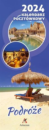 Kalendarz 2024 pocztówkowy Podróże