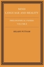 Philosophical Papers: Volume 2, Mind, Language and Reality