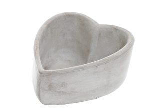 Květináč srdce cement 12x20x24,5 cm