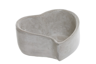 Květináč srdce cement 12x23,5x24,5 cm