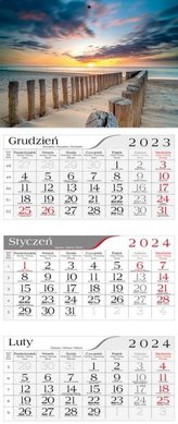 Kalendarz 2024 Trójdzielny Bałtyk