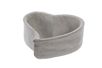 Květináč srdce cement 11x20,5x20,5 cm