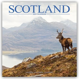 Scotland - Schottland 2024 - 16-Monatskalender
