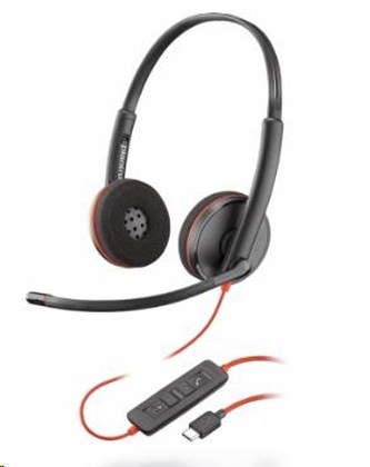 Poly náhlavní souprava BLACKWIRE 3220, USB-C, stereo