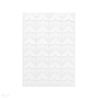 Narożniki do zdjęć samoprzylepne białe 48szt