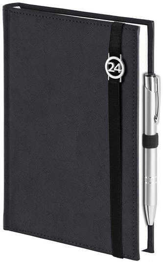 Kalendarz 2024 A5 Tygodniowy Cross czarny