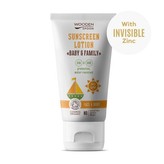 WoodenSpoon Opalovací tělové mléko v tubě Baby & Family SPF 30 150 ml