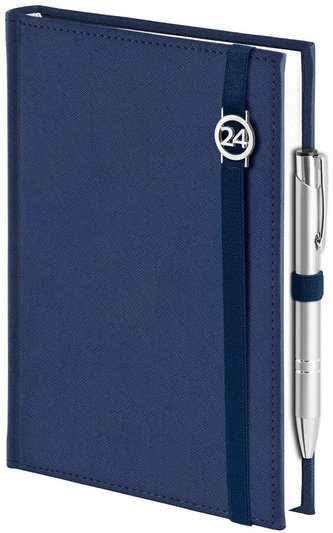 Kalendarz 2024 B5 Dzienny Cross granatowy