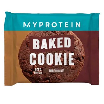 MyProtein baked cookie 75 g double chocolate (dvojitá čokoláda)
