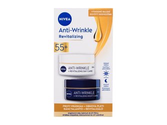 Nivea Anti-Wrinkle denní pleťová péče Anti-Wrinkle Revitalizing Day Care 50 ml + noční pleťová péče Anti-Wrinkle Revitalizing Night Care 50 ml
