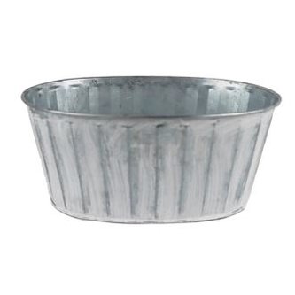 Květináč plechový ovál K3413