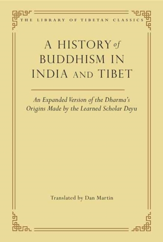 A History of Buddhism in India and Tibet