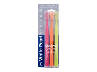 White Pearl SoftClean Klasický zubní kartáček 7600+ Toothbrush 1 balení unisex