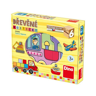 Drevené kocky - Dopravné prostriedky