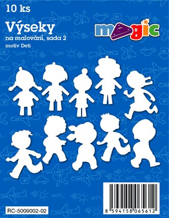Papírové výseky MAGIC, 4 - 7cm, 10ks, sada 2 - Děti