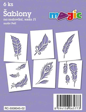 MAGIC papierové šablóny na maľovanie PERIE