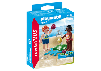 Děti s vodními balóny