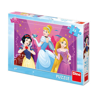 Odvážne princezné - Puzzle 24 dielikov