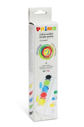 PRIMO prstovej farby 6 x 25 ml