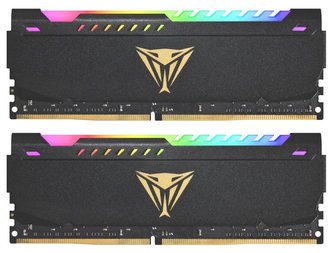 PATRIOT Viper Steel RGB 16GB DDR4 3600MHz / DIMM / CL18 / 1,35V / Heatshield / KIT 2x 8GB PATRIOT Viper Steel RGB 16GB DDR4 3600MHz / DIMM / CL18 / 1,35V / Heatshield / KIT 2x 8GB