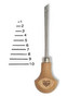 Rydlo Stubai ploché zkosené 5802 – šířka 3mm